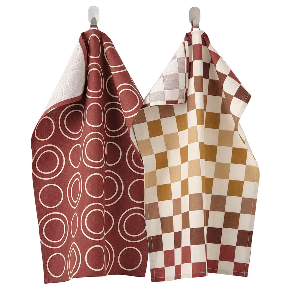 IKEA Krosamos Dish‎ Towel, Mixed Colors/Mixed Patterns, 20"x28" (505.318.22) NEW